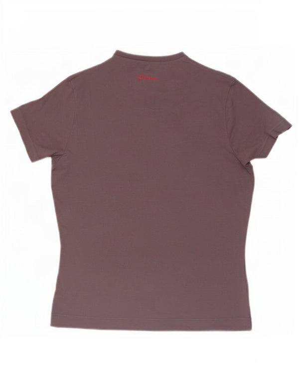 Berghaus Womens Graphic T-Shirt Top UK 14 Medium Grey Polyester