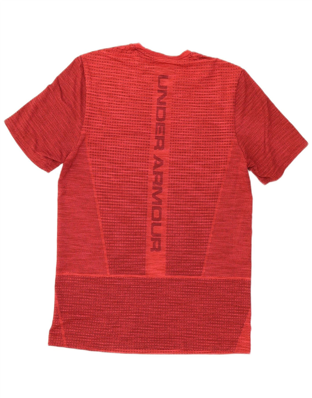 Camiseta gráfica masculina UNDER ARMOUR Top médio vermelho manchado