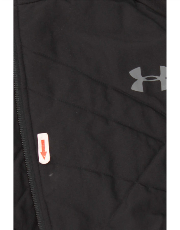 Under Armour Mens Hooded Tracksuit Top Jacket 2XL Poliéster Preto