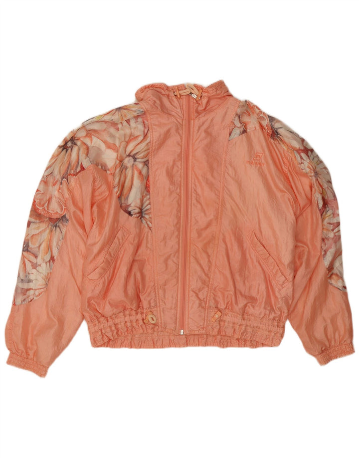 Jaqueta feminina de treino grande Maser M Reino Unido 12 rosa médio floral