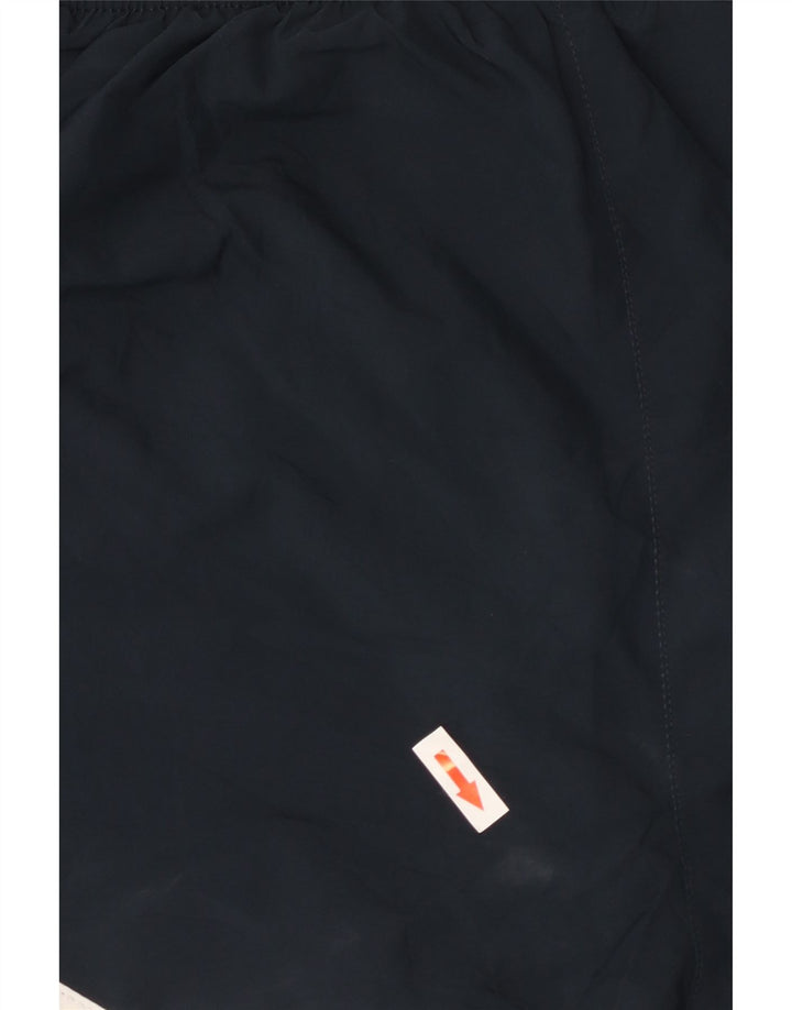 Shorts esportivos femininos NIKE Dri Fit UK 14 médio azul marinho poliéster