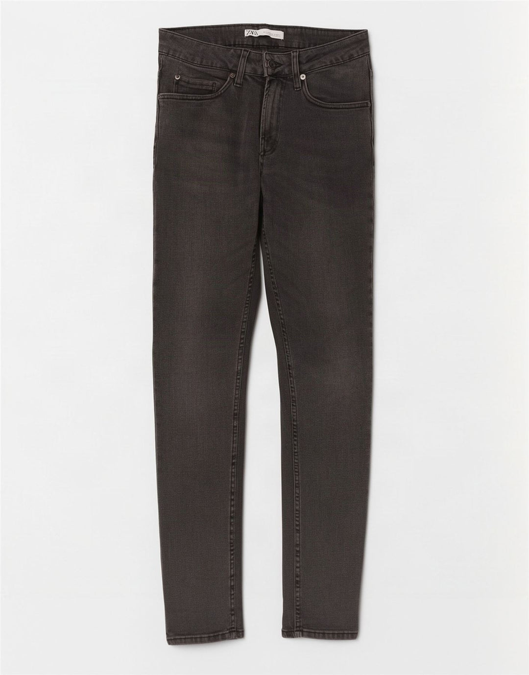 Zara Mens Jeans Skinny EU 38 Pequeno W30 L29 Cinza