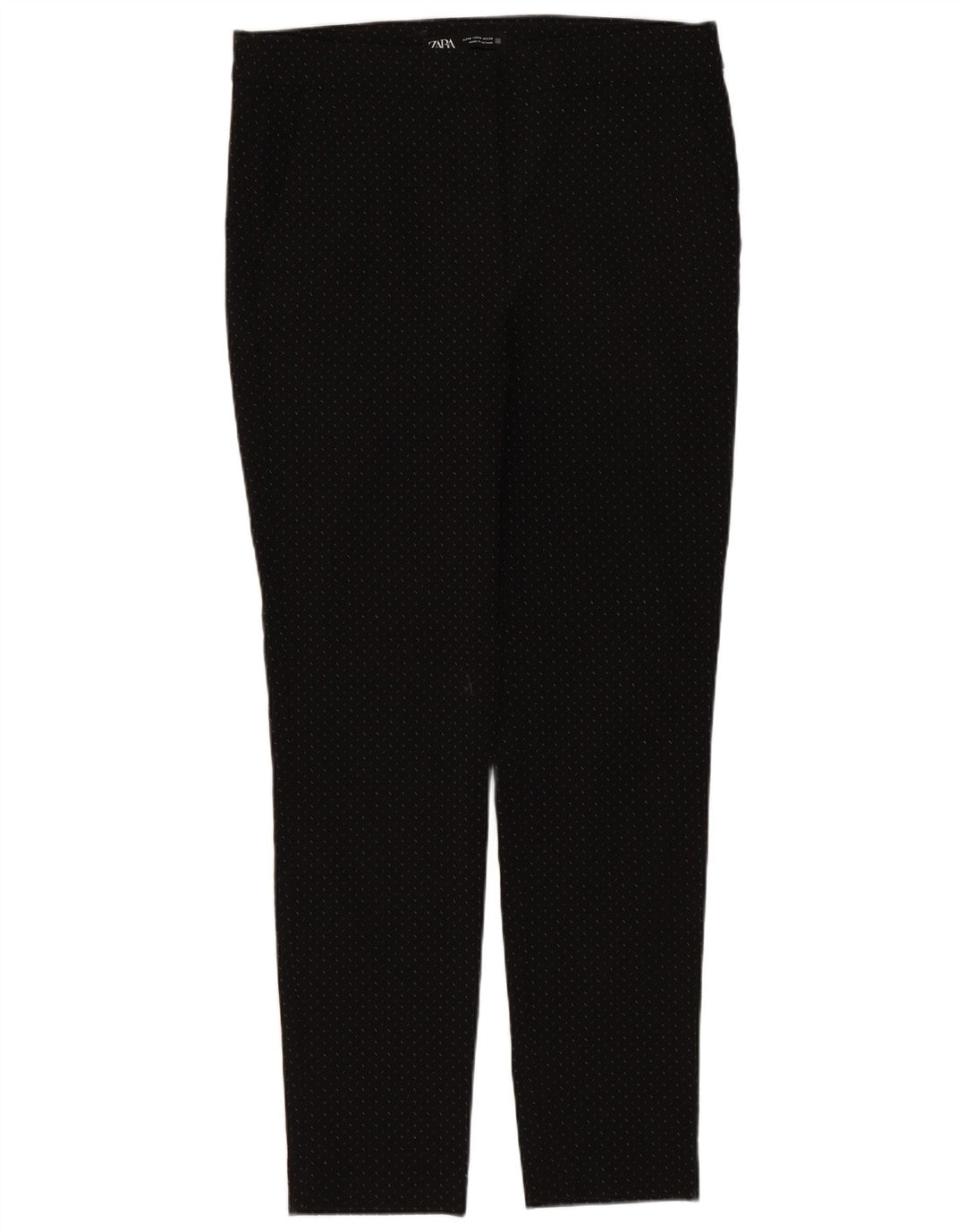 Zara Calça Chino Feminina Slim Médio W28 L27 Viscose Preta Manchada