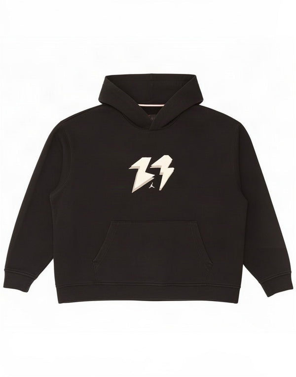 Jordan Mens Graphic Loose Fit Hoodie Jumper 2XL Algodão Preto