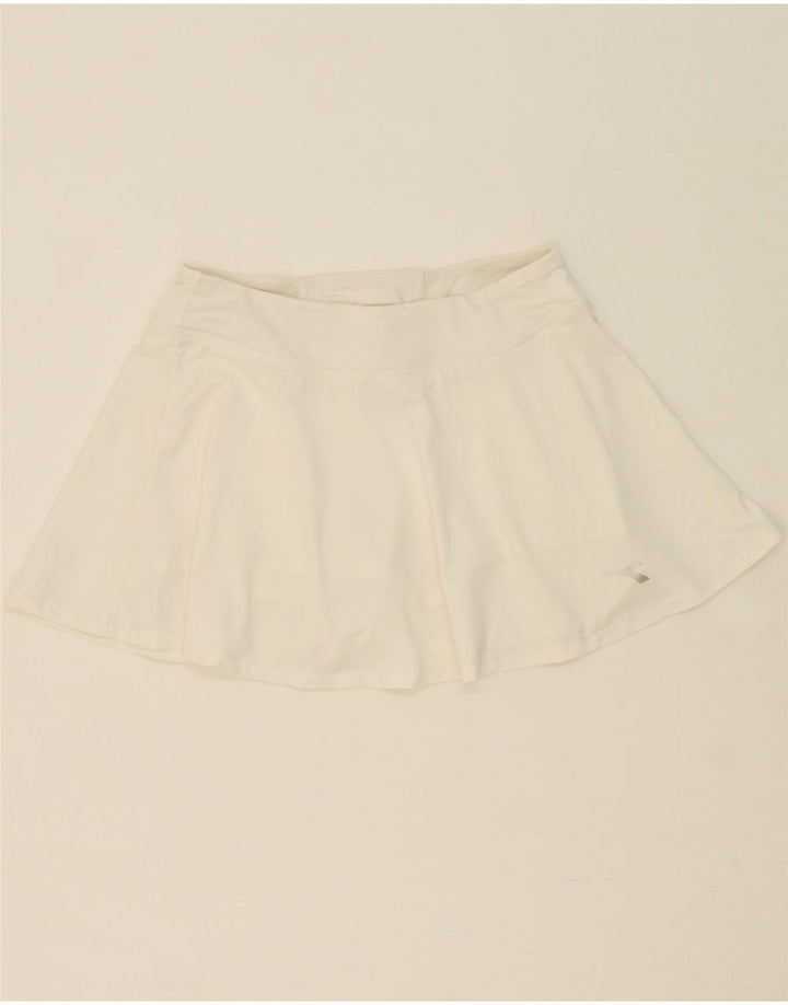 DIADORA Womens Skort Small Off White Vintage Diadora and Second-Hand Diadora from Messina Hembry 