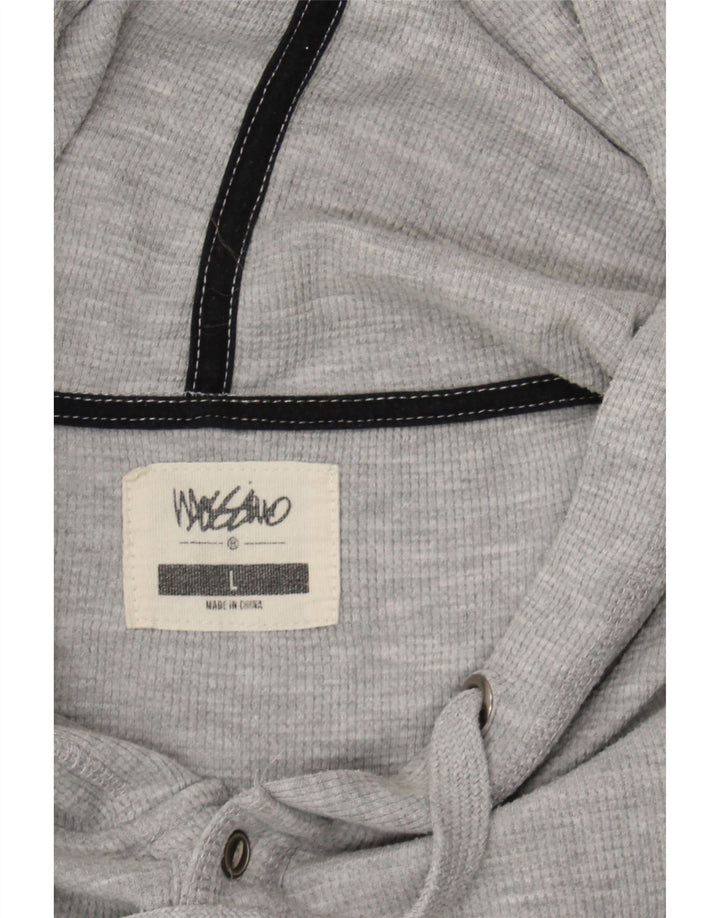 MOSSIMO Mens Hoodie Jumper Large Grey Cotton Vintage Mossimo and Second-Hand Mossimo from Messina Hembry 