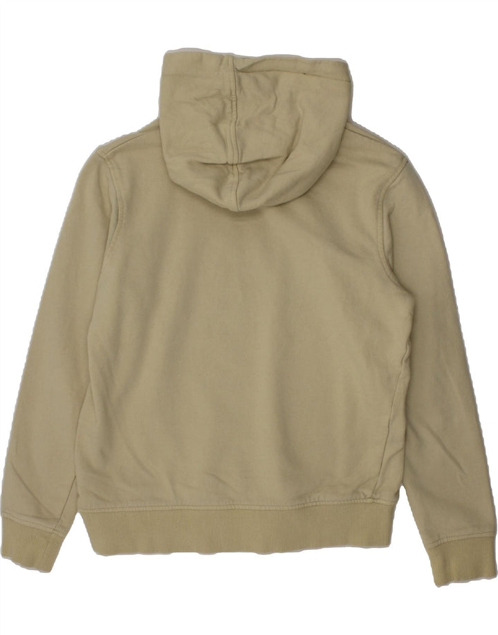 JACK & JONES Boys Graphic Hoodie Jumper 11-12 Years Beige Cotton Vintage Jack & Jones and Second-Hand Jack & Jones from Messina Hembry 