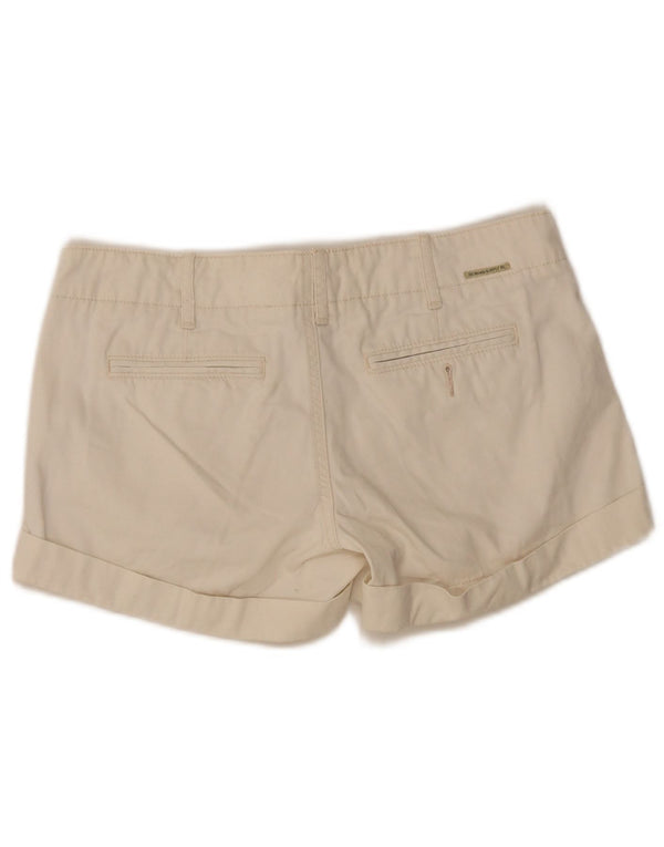 Shorts Chino feminino Ralph Lauren W27 pequeno algodão branco