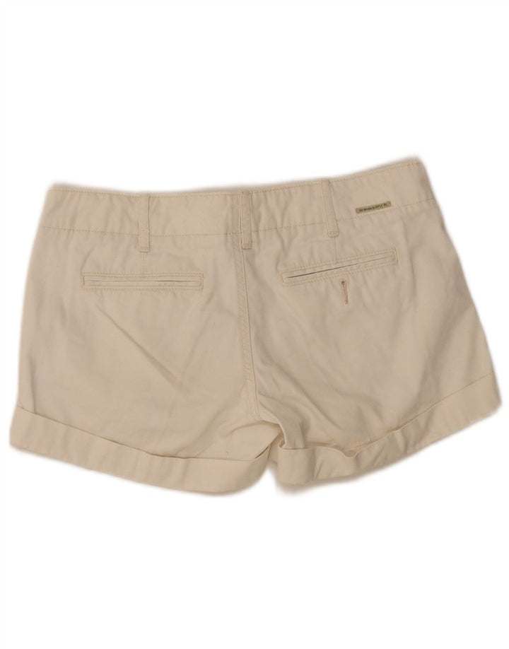 Shorts Chino feminino Ralph Lauren W27 pequeno algodão branco