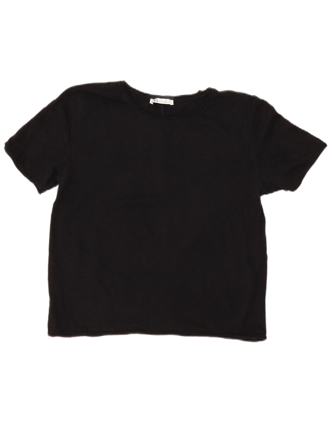 Camiseta feminina Zara UK 12 médio preto