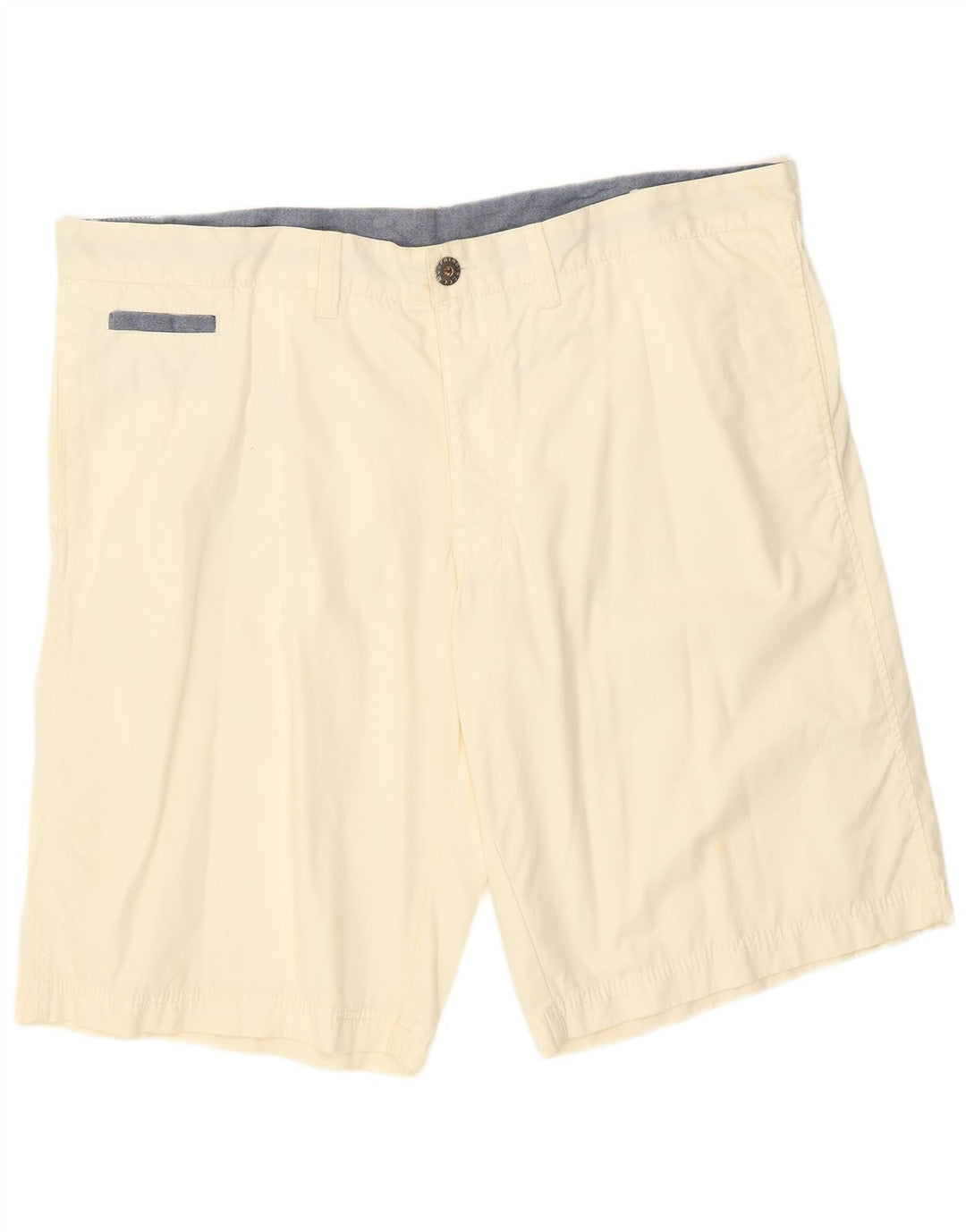Shorts chino masculino Murphy & Nye W44 2XL algodão branco