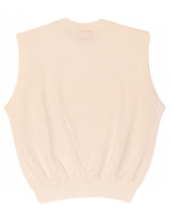 Fruit Of The Loom Colete masculino regata de algodão branco médio