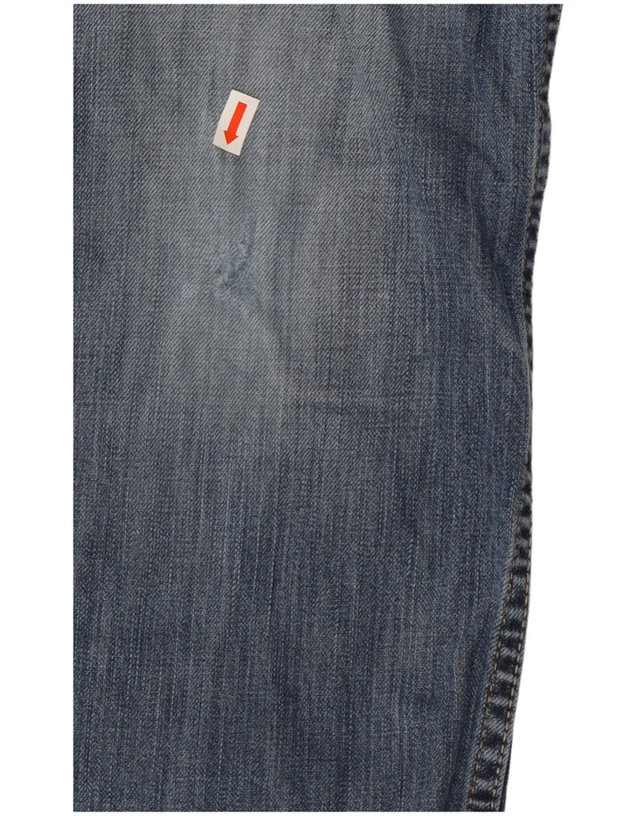 Calça jeans reta masculina Levi's W32 L30 azul algodão