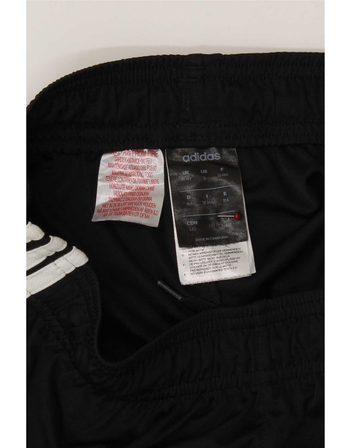Shorts esportivos Adidas meninos 13-14 anos preto poliéster