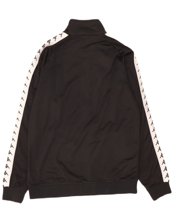 Kappa Mens Graphic Tracksuit Top Jacket XL Preto Colorblock