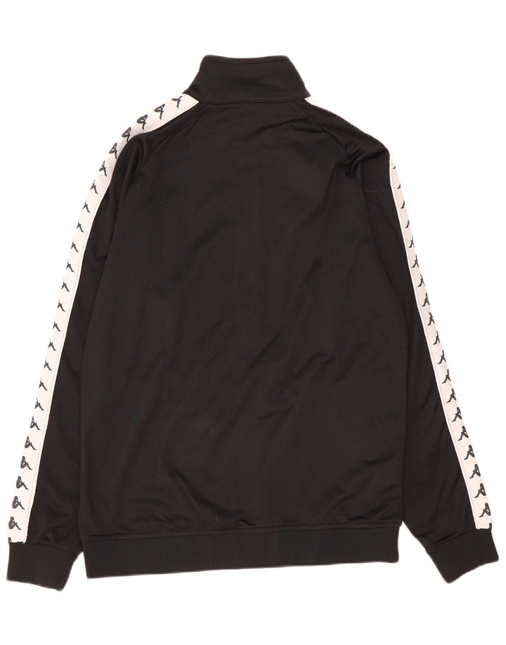 Kappa Mens Graphic Tracksuit Top Jacket XL Preto Colorblock