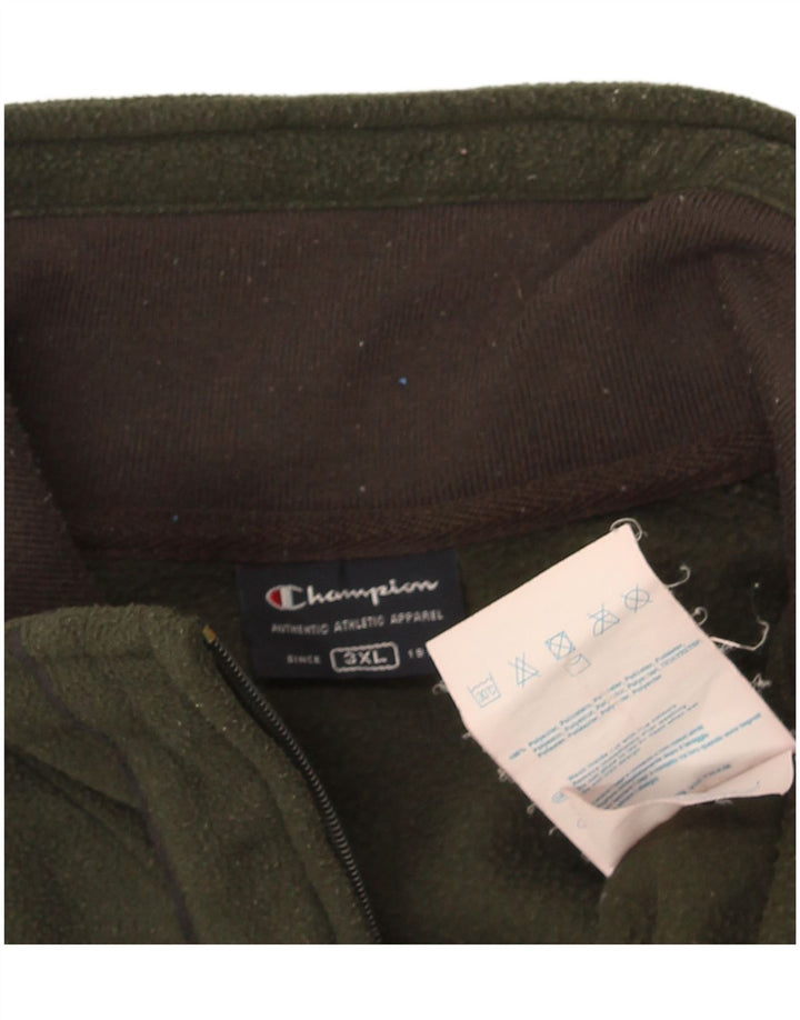 Jaqueta masculina de lã Champion UK 46 3XL poliéster cáqui