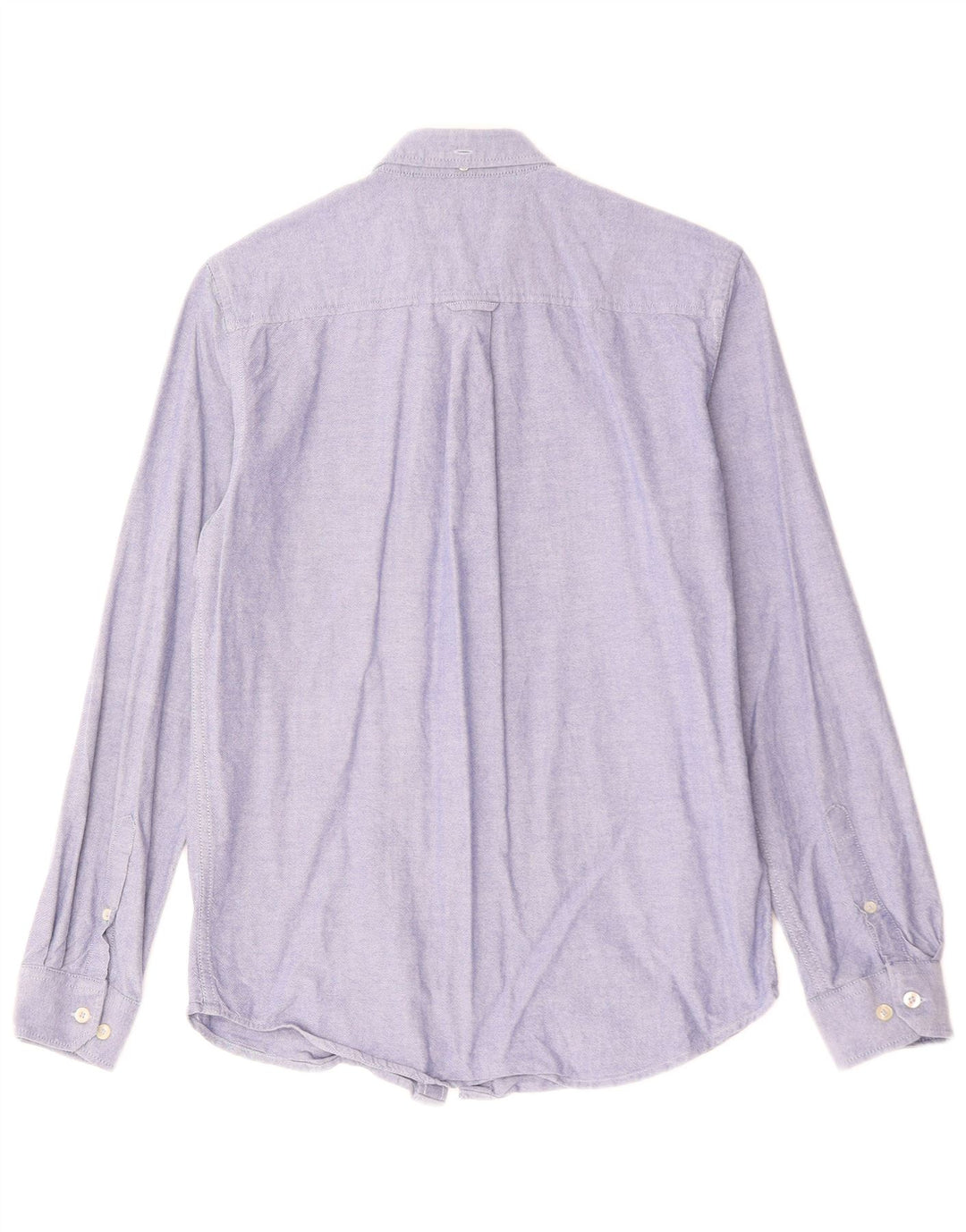 Camisa masculina BEN SHERMAN pequena de algodão azul