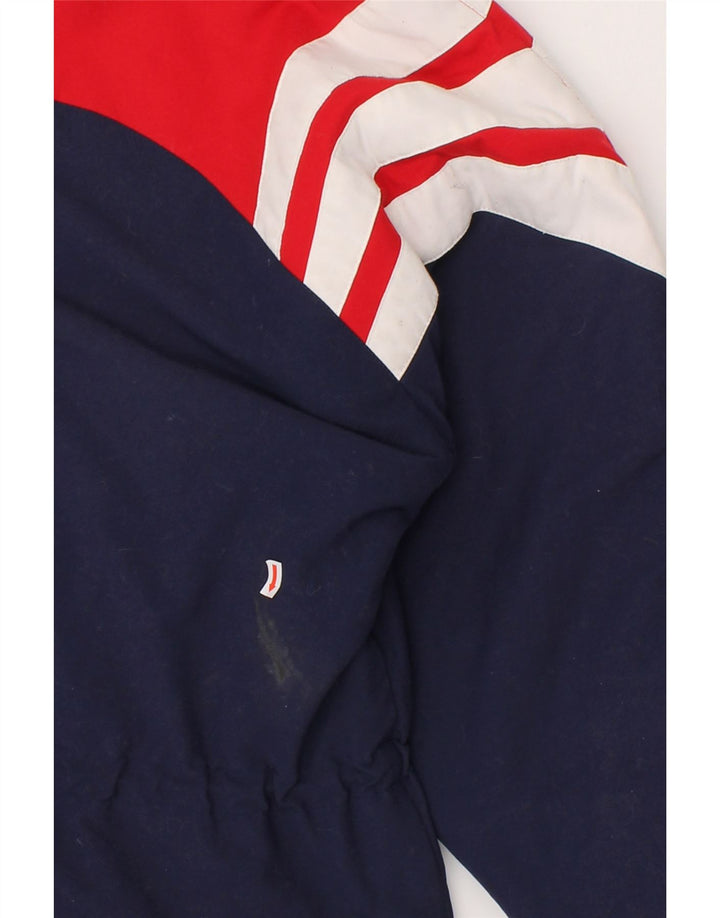 Jaqueta corta-vento masculina ADIDAS UK 38/40 médio azul marinho colorblock