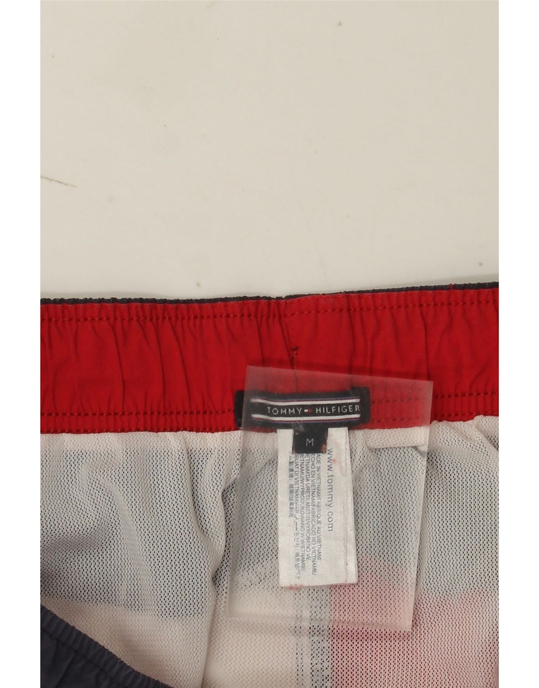 Shorts de natação masculino Tommy Hilfiger médio multicolorido