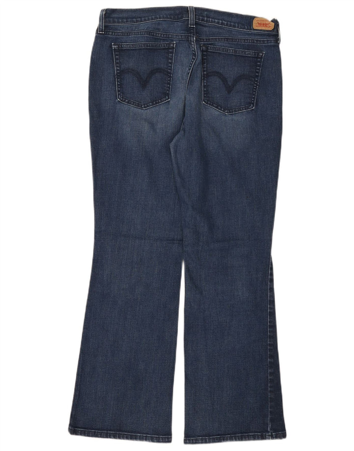 Calça jeans feminina Bootcut LEVI'S US 12 grande W32 L29 algodão azul