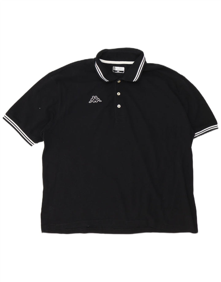 Camisa polo masculina Kappa 4XL preta