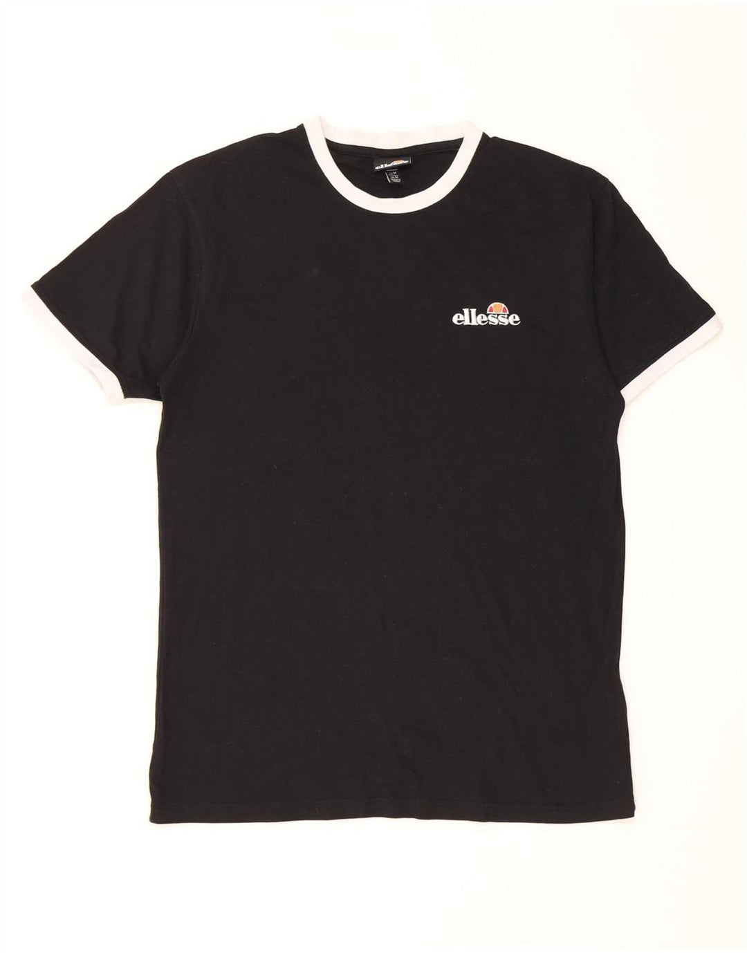 Camiseta masculina Ellesse Top médio algodão preto