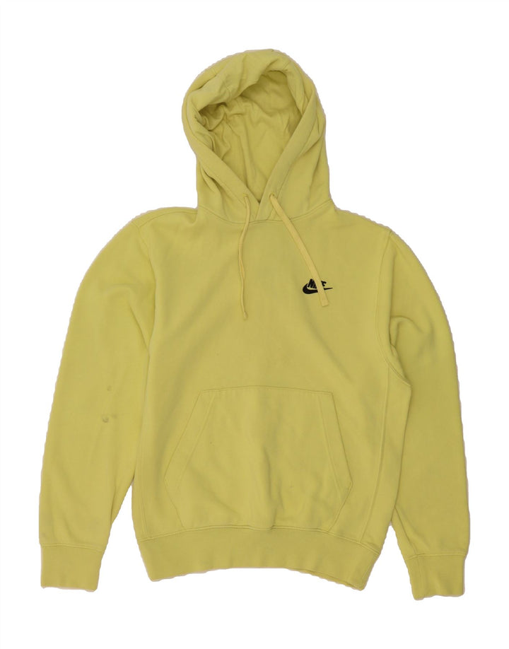 NIKE Mens Hoodie Jumper XS Yellow Cotton Vintage Nike and Second-Hand Nike from Messina Hembry 