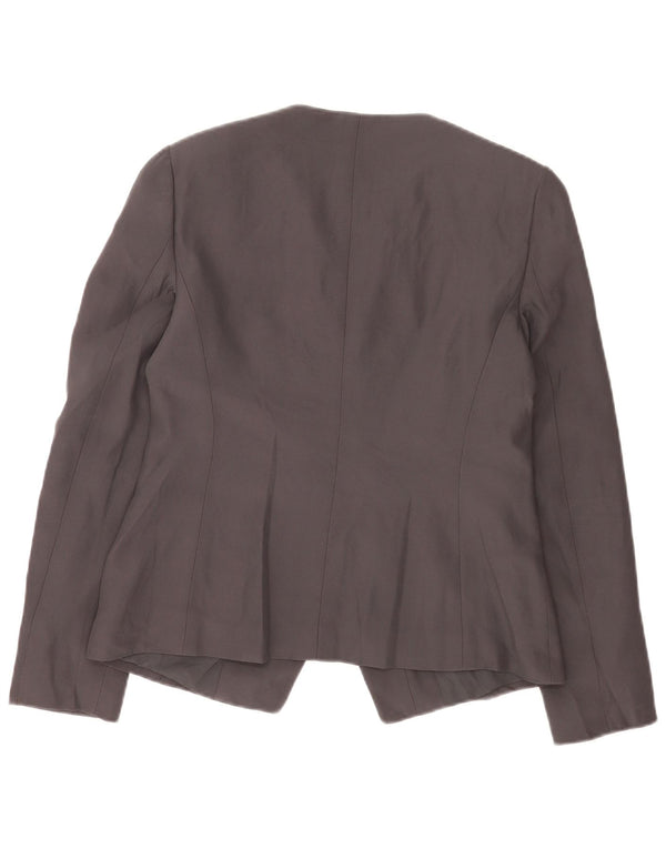Jaqueta Blazer Feminina Armani Collezioni com 1 Botão IT 42 Acetato Preto Médio