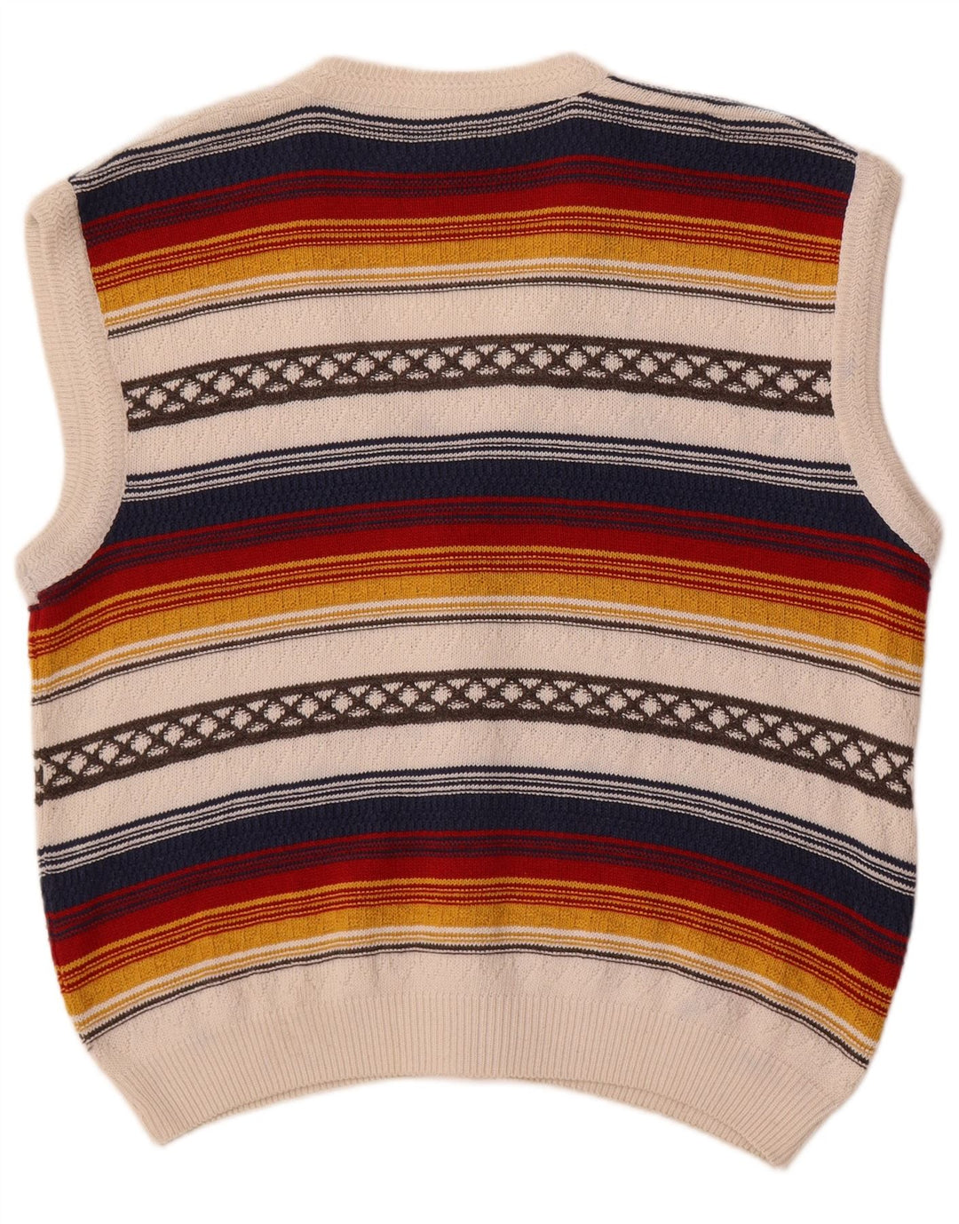 Suéter cardigã masculino San Marco IT 50 médio listrado multicolorido