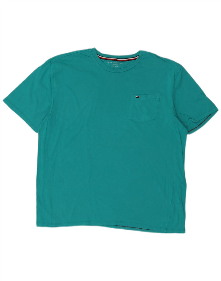 Camiseta masculina TOMMY HILFIGER XL azul algodão