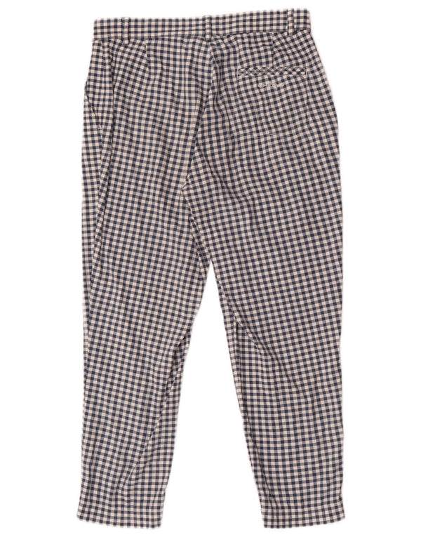 Calça Chino Feminina Chervo Slim IT 42 Médio W28 L23 Azul Gingham