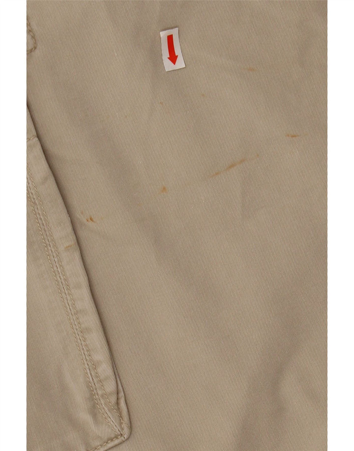 Calça cargo feminina reta XDYE EU 42 grande W34 L31 bege