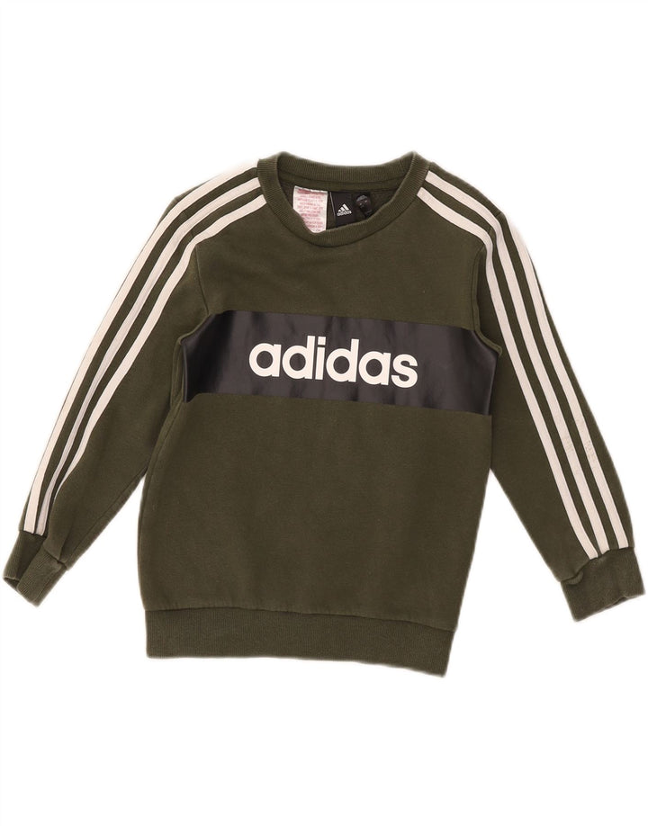 Adidas Meninos Treino Completo 6-7 Anos Algodão Cáqui