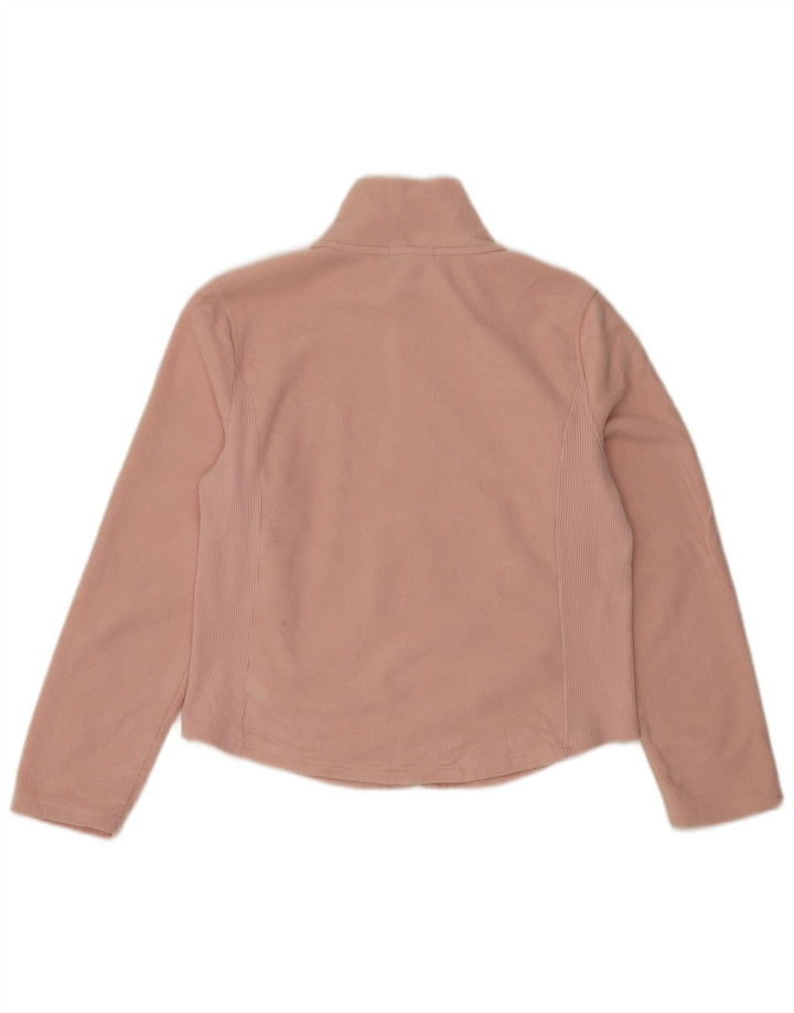 Jaqueta de lã feminina CHAPS UK 16 grande poliéster rosa