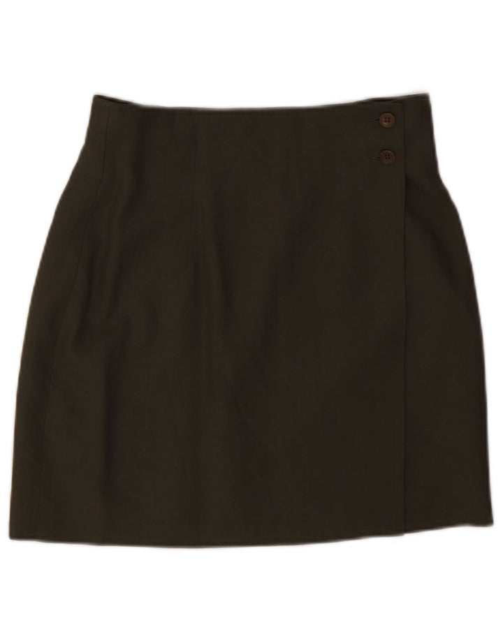 Saia feminina Sisley W28 viscose cáqui média