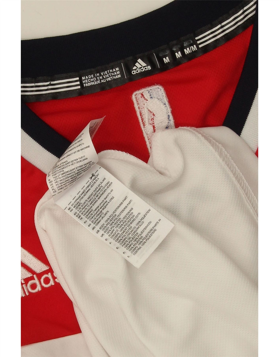 ADIDAS Mens Wizards Graphic Vest Top Médio Branco Colourblock Poliéster