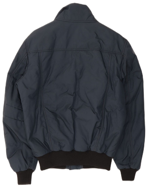 Jaqueta bomber masculina Refrigiwear UK 40 grande azul marinho colorblock poliamida