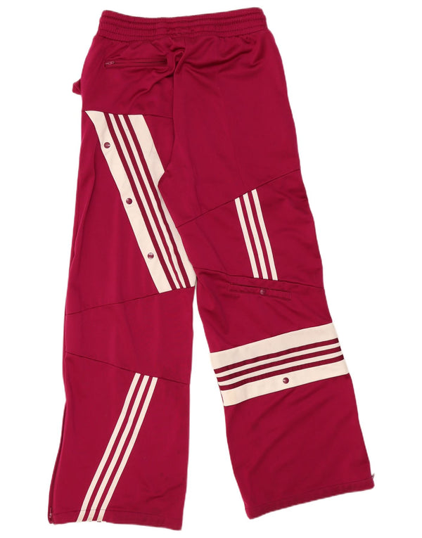 Calça Adidas Cargo Feminina UK 14 Médio Borgonha Colorblock