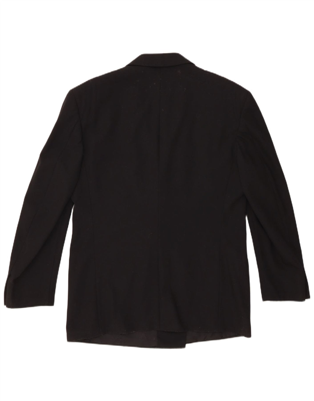 Jaqueta blazer masculina Trussardi com peito duplo IT 52 XL lã virgem preta