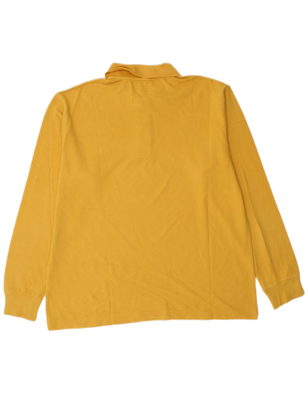 Camisa polo masculina de manga comprida Sergio Tacchini IT 48 algodão amarelo médio