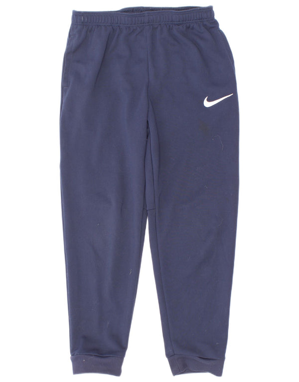 Calça de treino Nike Boys Dri Fit Joggers 6-7 anos grande azul marinho