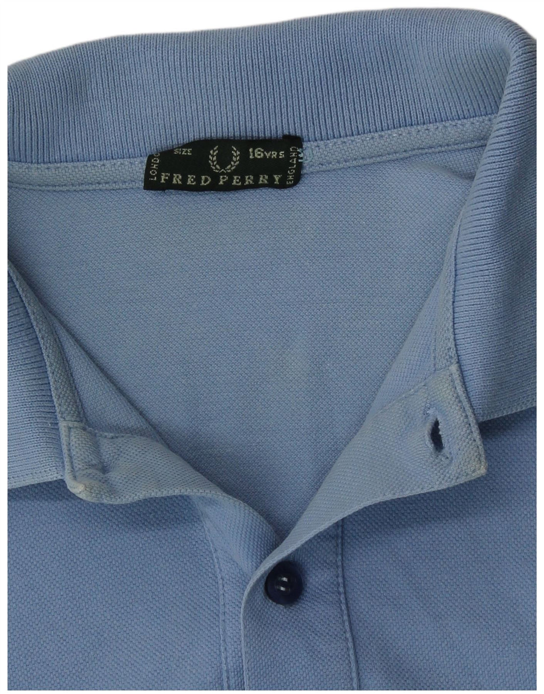Polo Fred Perry Menino 15-16 Anos Azul Algodão