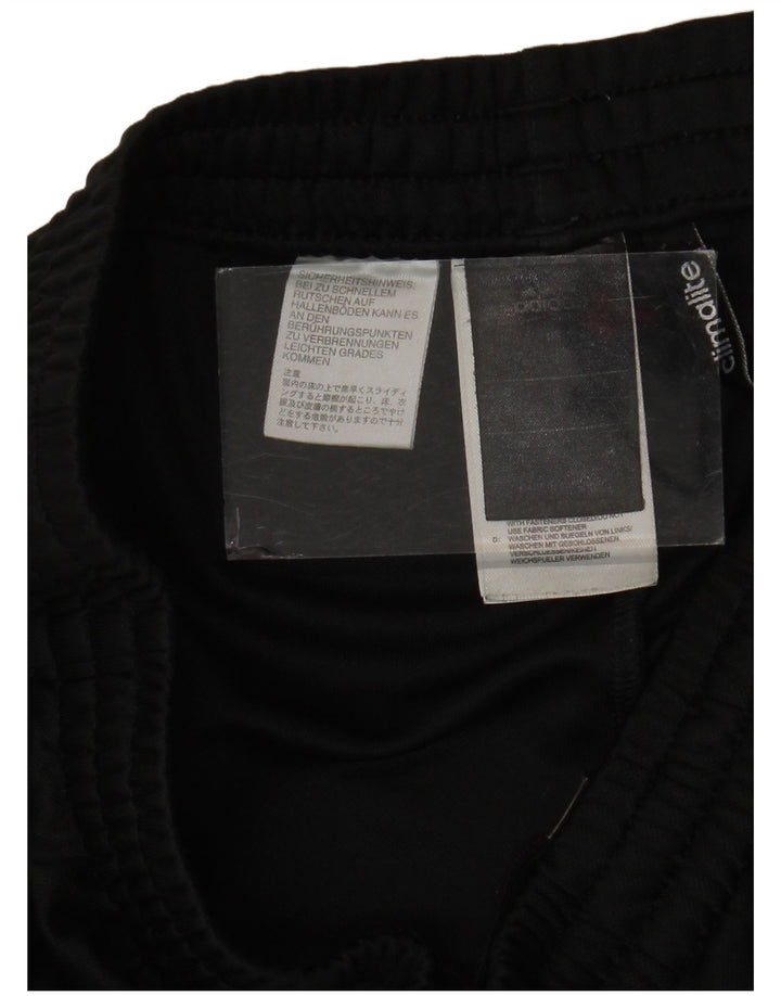 Calças de Agasalho Adidas Masculino Climalite Pequeno Preto Poliéster