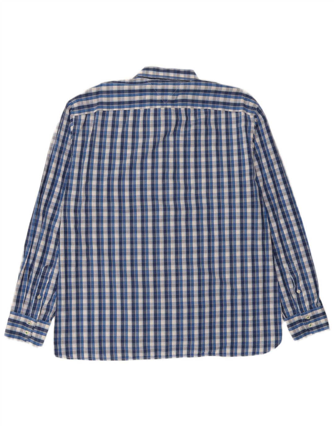 Camisa masculina TOMMY HILFIGER 2XL algodão xadrez azul