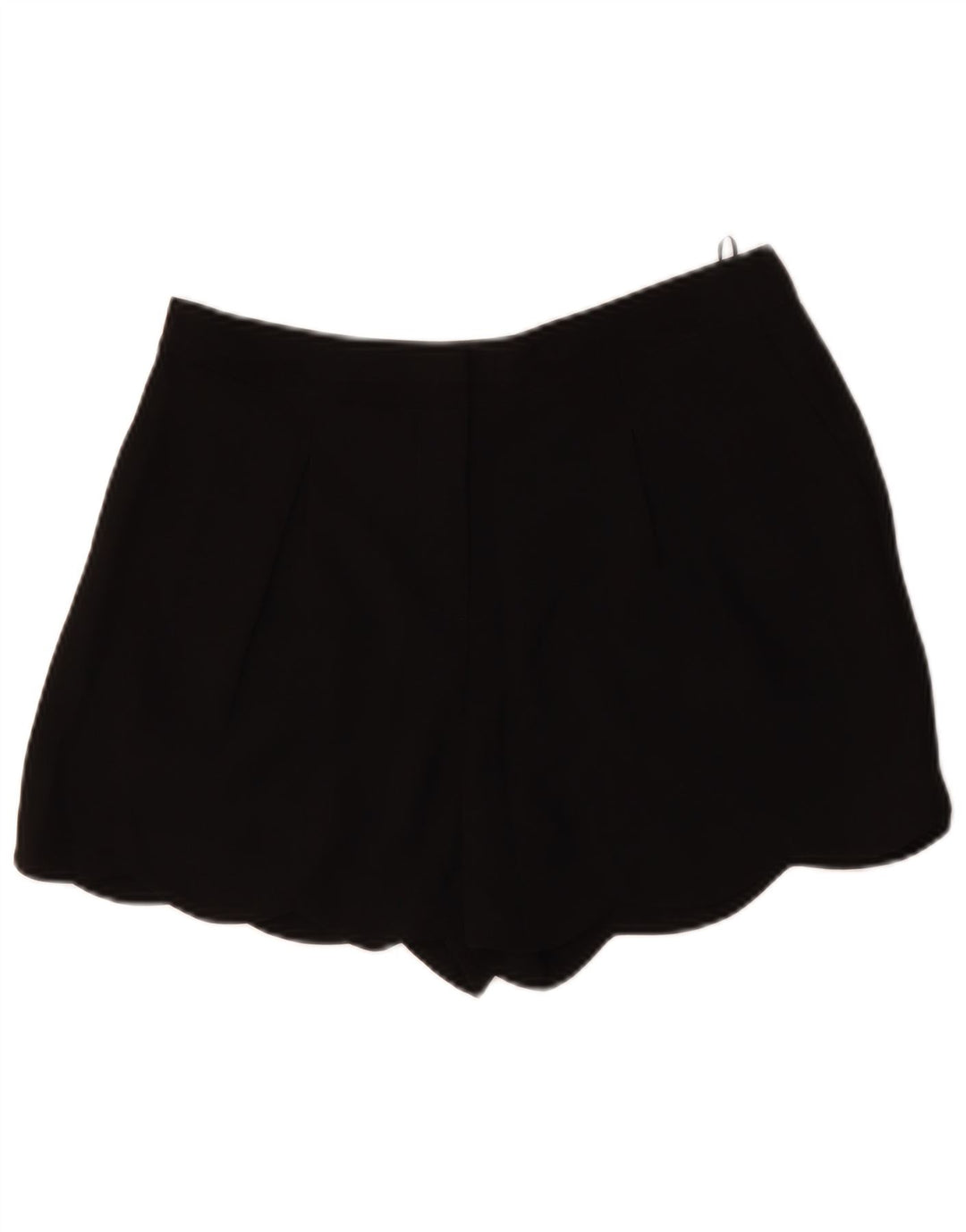 Shorts Chino feminino de cintura alta OASIS UK 12 médio W32 poliéster preto