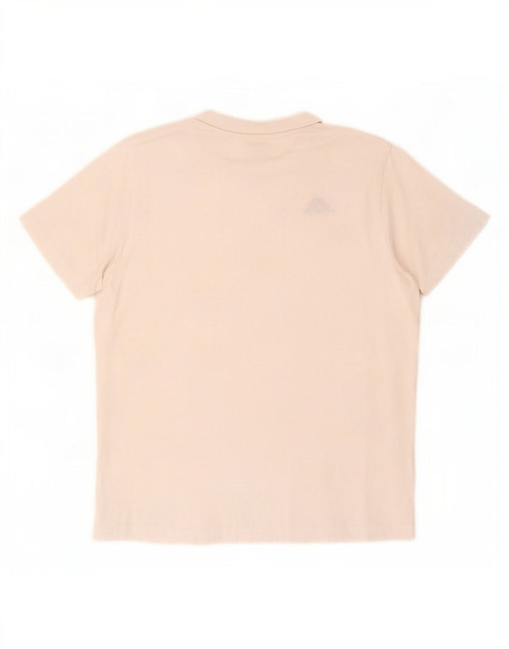 Camiseta masculina Kappa Top grande algodão branco
