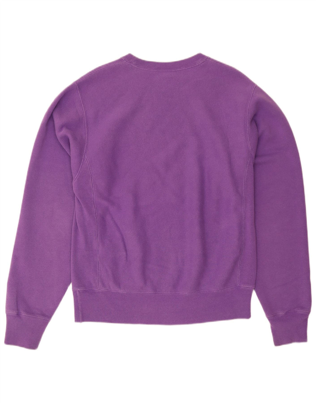 CAMPEÃO Masculino Reverse Weave Gráfico Suéter Pequeno Algodão Roxo