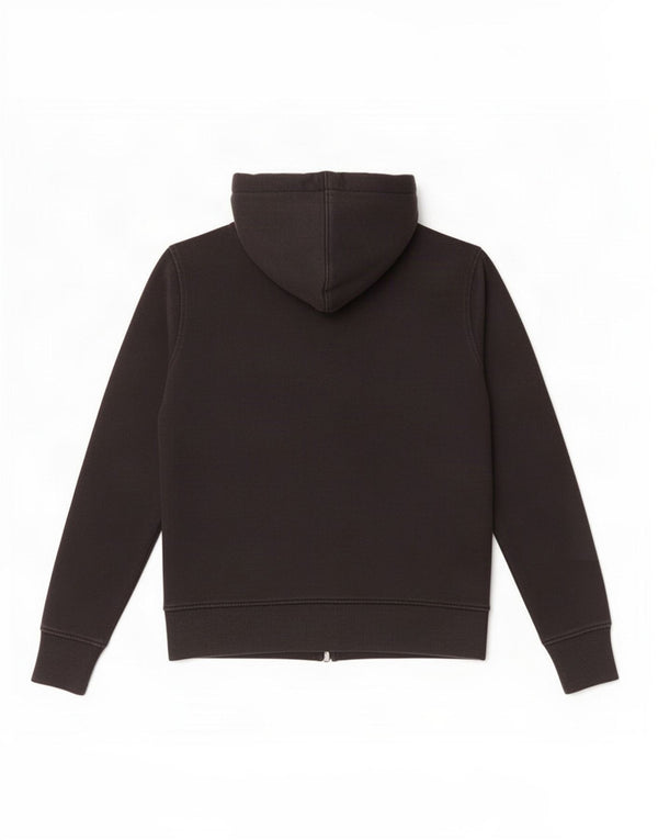 Suéter feminino com capuz e zíper gráfico Calvin Klein Jeans Reino Unido 10 pequeno preto
