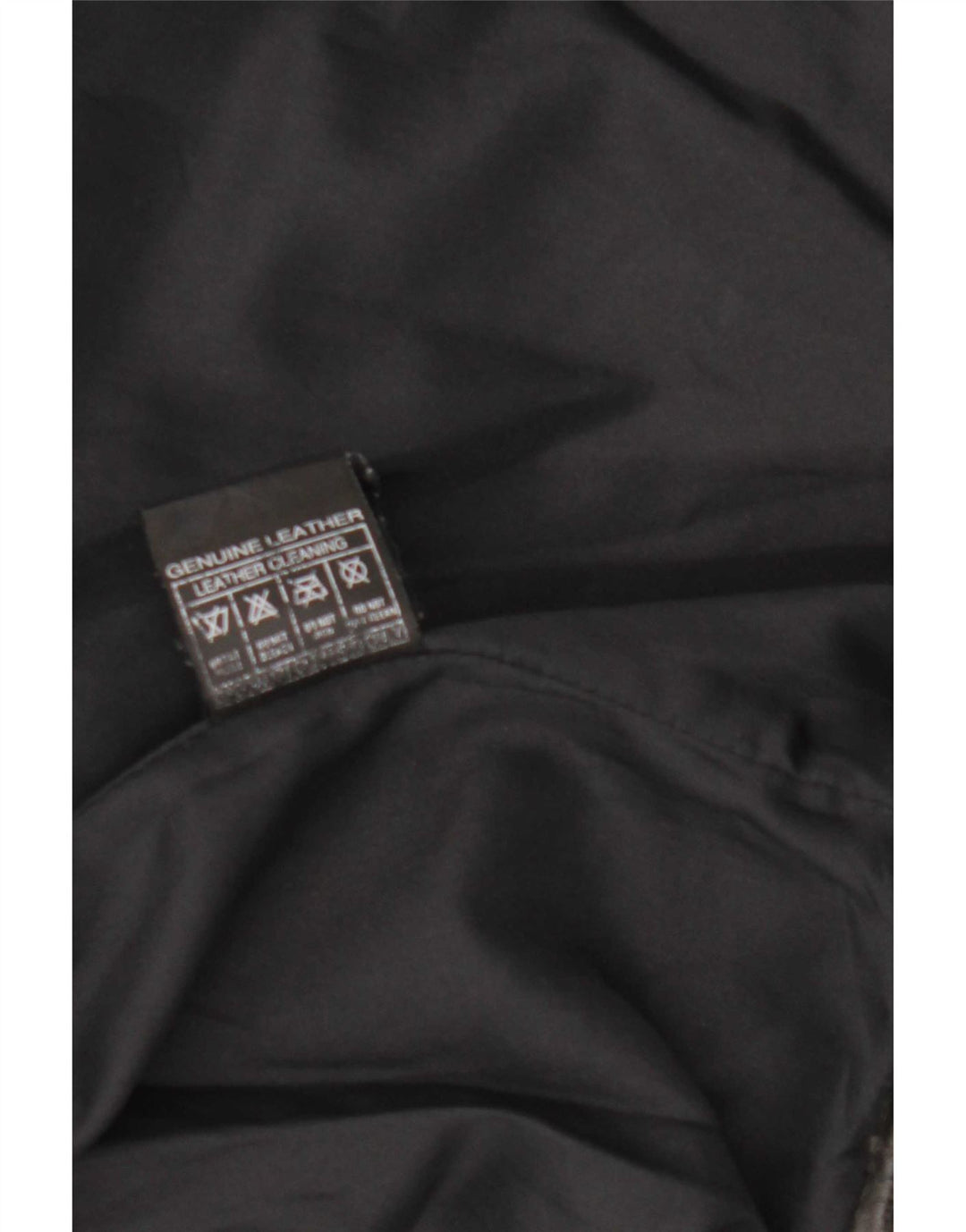Jaqueta de couro bomber masculina vintage UK 36 pequena preta
